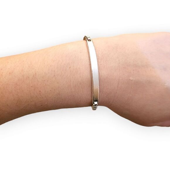 Tiffany & Co. Sterling Silver 925 2004 Venetian Link I.D. 7" Bracelet - Picture 14 of 15